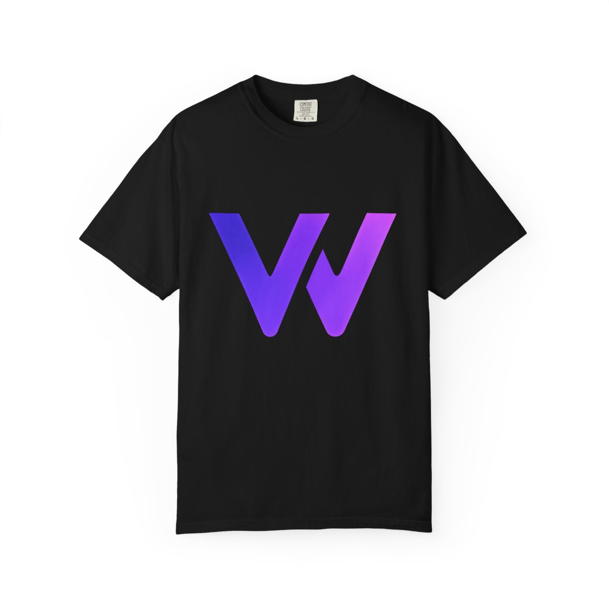 Camiseta logo 'W' en degradado